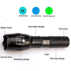 LED Rechargeable Tactical Flashlight