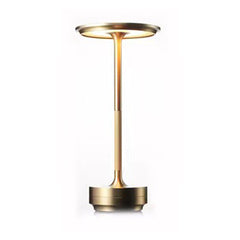 Metallic Cordless Rechargeable Waterproof Table Lamp