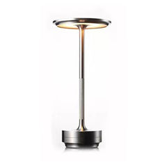 Metallic Cordless Rechargeable Waterproof Table Lamp